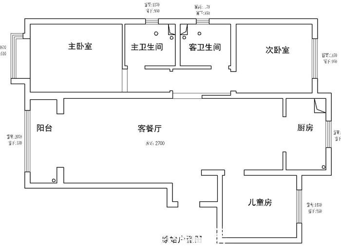 榮盛城122平裝修效果圖