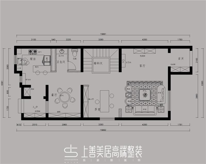 富力新城380平米裝修效果圖